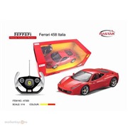 Машина р/у 47300 FERRARI 458 Italia RASTAR 1:14 в кор.