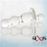 Sexus Glass анальная втулка 
С удобным держателем
