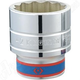 Головка торцевая стандартная двенадцатигранная 3/4", 70 мм, KING TONY, 633070M