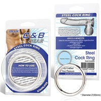 BlueLine Steel Cock Ring, 5,2 см
Стальное эрекционное кольцо