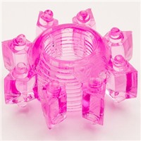 Toyfa кольцо, розовое 
Эрекционное, в виде снежинки