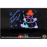  Sneha DISPLAY BOARD 30x22 светодиодная доска ( в комплекте с блоком питания и маркерами)