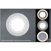 Reluce 70506-9.0-001TM LED6+3W  WH/DL+WL панель светодиодная