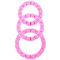 Shots Toys Silicone Love Wheel, розовый
Набор эрекционных колец, 3 шт