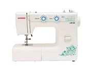 Швейная машина Janome LW-20, 17 операций, обметочная, потайная, эластичная строчка, белый