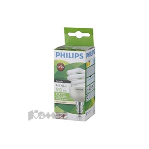 Электрич.лампа Philips CLL Tornado mini T2 8W 827 E14 теплый белый