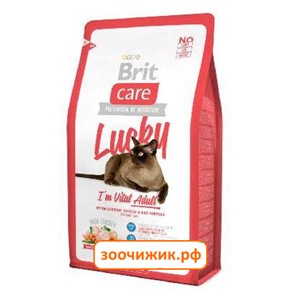 Сухой корм Brit Care Cat Lucky Vital Adult для взрослых кошек 400гр