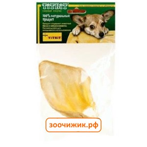 Лакомство TiTBiT для собак ухо телячье большое (мягкая упаковка)