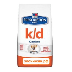 Сухой корм Hill's Dog k/d для собак (лечение II стадии почечной недостаточности ) (2 кг)