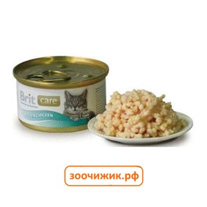 Консервы Brit Care для кошек тунец и индейка (80 гр)