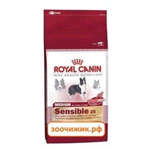 Сухой корм Royal Canin Medium sensible для собак (для привередливых, средних пород) (4 кг)
