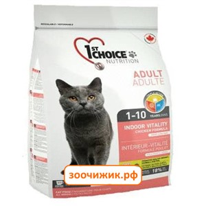 Сухой корм 1ST Сhoice Vitality для кошек цыплёнок (5.44 кг)(1050)