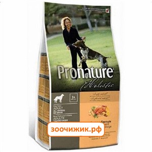 Сухой корм Pronature Holistic для собак утка с апельсином беззерновой (340 гр)
