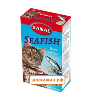Витамины Sanal "Sea Fish" для кошек с рыбой (85таб) SC3400