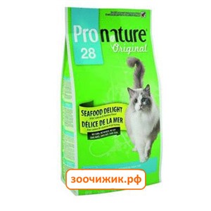 Сухой корм Pronature 28 для кошек "Океан удовольствия" цыплёнок, морепродукты (350 гр) (2007)
