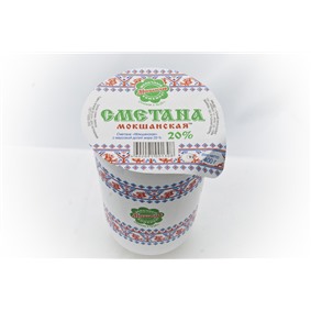 Сметана 20% Мокшанский 400 гр