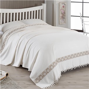 DAMASK KOZALI (крем) Простынь махровая 200х220 см
