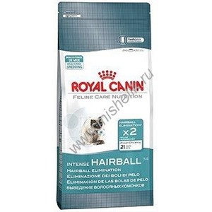 RC Intensive Hairball 34 (Интенсив Хэйрбол 34) 10 кг питание для полудлинношерстных кошек в возрасте от 1-го года до 10-ти лет,способствующее выведению волосяных комочков