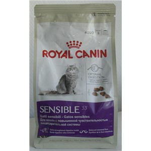 RC Sensible 33 (Сенсибл 33) 0,4 кг питание для кошек с чувствительным пищеварением,привередливых в еде,в возрасте от 1-го года до 10-ти лет