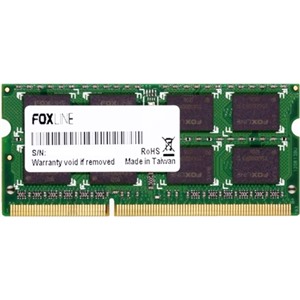Память Foxline SODIMM 4GB 1333 DDR3 CL9 (512*8) 1.35V (FL1333D3S9L-4G, FL1333D3S9S1L-4G)