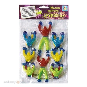 Лизун 1toy Т52276 Человек 6см. 8шт. в пак.