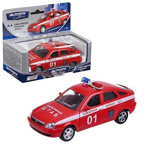 Машина Lada Priora пожарная охрана 1:36