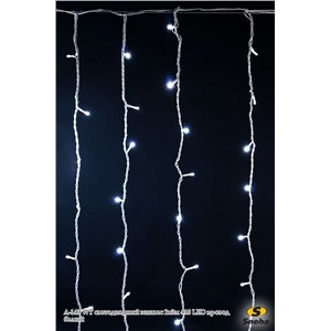  Sneha A-143 WT светодиодный занавес 2х3м 440 LED провод белый