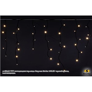  Sneha A-012AR YL светодиодная гирлянда "бахрома" 3x0.6м 140LED черный провод