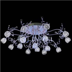 				Linvel LV 8552/16 Хром/LED синий+белый Люстра с пультом