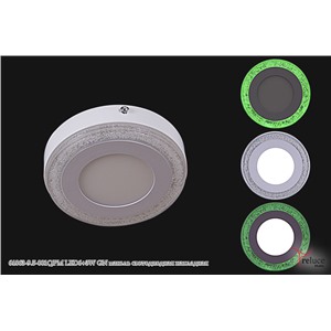  Reluce 64063-9.5-001QPM LED6+3W GN панель светодиодная накладная