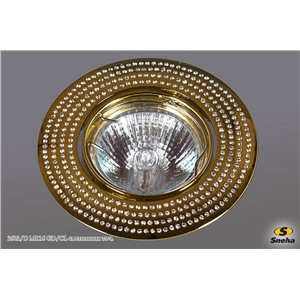  Sneha 2602/D MR16 GD/CL светильник точ.