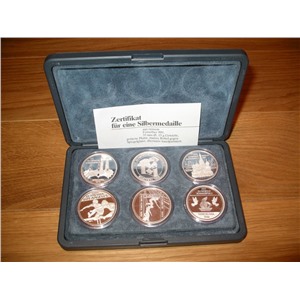 Набор монет - медалей Олимпиада Москва, Барселона