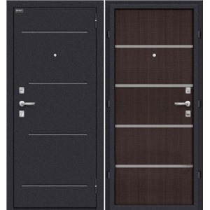 Стальная дверь «Лайн» Wenge Crosscut (копия)