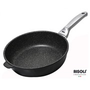  risoli Литая глубокая сковорода Risoli Granito Premium Induction 24см