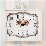   Часы металлические White Peony 42.5*5.5*51.5 см