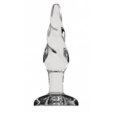 Прозрачная анальная пробка Butt Plug Rounded 3 Inch - 7,6 см.