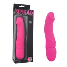 Вибратор Rechargeable Silicone Dildo PINK EK-1401-PK