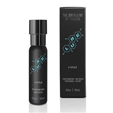 Мужской спрей для тела с феромонами Lure® Black Label For Him, Pheromone Personal Scent, 10 мл.