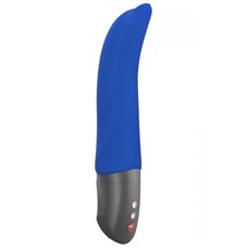 Синий вибратор с тонким кончиком Diva Dolphin - 19,4 см.