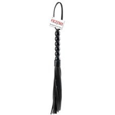 Плетка FF BEADED CAT-O-NINE TAILS BLACK 370300PD
