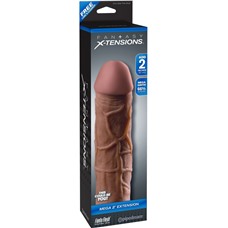 Коричневая насадка Mega 2  Extension - 20,3 см.
