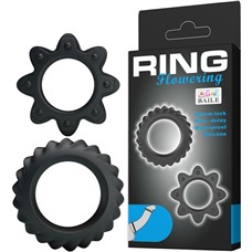 Силиконовые эрекционные кольца Ring Flowering от Baile, 2.8 см