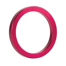 Розовое металлическое эрекционное кольцо Metal Cockring