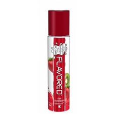 Лубрикант Wet Flavored Kiwi Strawberry с ароматом киви и клубники - 30 мл.