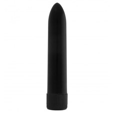 Чёрный вибратор GC Easy Vibe - 13,2 см.
