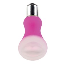 Массажер розового цвета со съемной насадкой для заморозки Posh Silicone Kiss