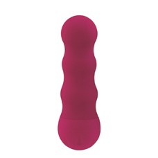 Розовый вибромассажёр Dream Massagers Ripple Vibes - 11 см.