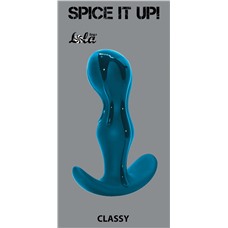 Бирюзовый анальный стимулятор Classy - 11,5 см.