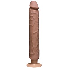 Вибратор-мулат The Realistic Cock ULTRASKYN Without Balls Vibrating 12” - 33,5 см.