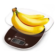 Весы кухонные CENTEK CT-2456 Chocolate электронные, с чашей, max 7кг, шаг 1г, дисплей